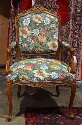 Louis XV provincial style fauteuil