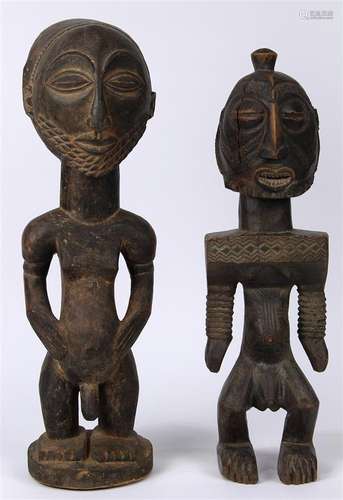 West African decorative standing male figure