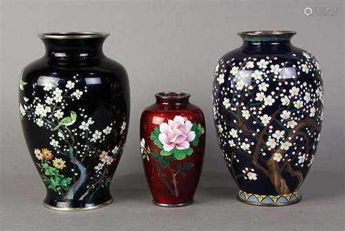 Japanese Cloisonne Vases