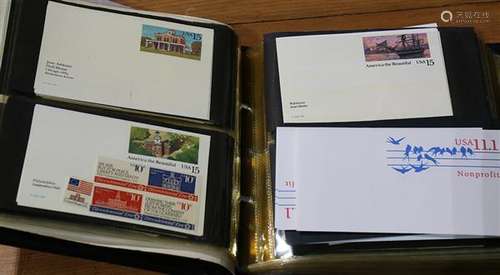 Assorted stamp/postal cards collection