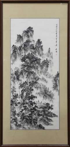 Framed Chinese Painting, Landscape