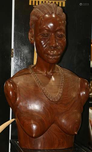 African carved figural sculpture