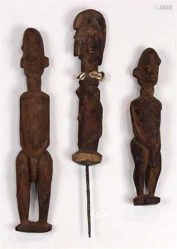 West African wood figures