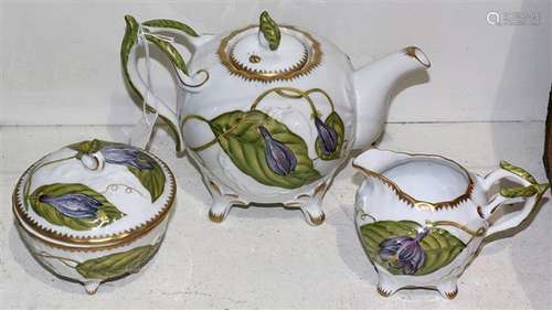 Anne Weatherly porcelain tea set