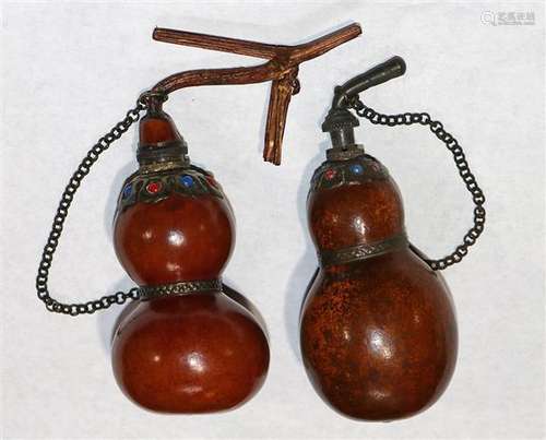 Chinese Double Gourd Snuff Bottles