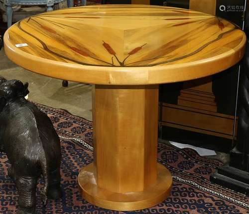 Moderne inlaid occasional table