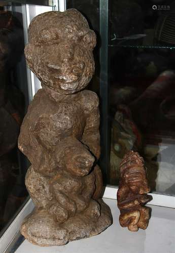 African Kissi tribe stone carvings