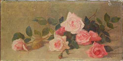 Painting, Still Life of Pink Roses