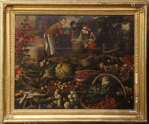 Painting, Preparing the Feast