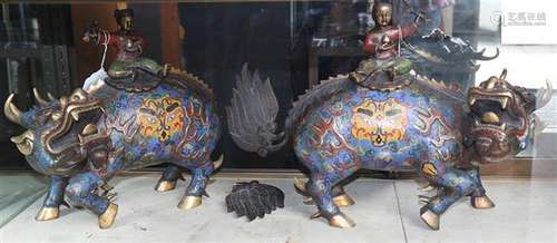 Chinese Cloisonne Qilin