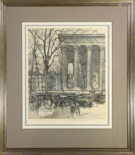 Print, Luigi Kasimir, Boulevard de la Madeleine, Paris