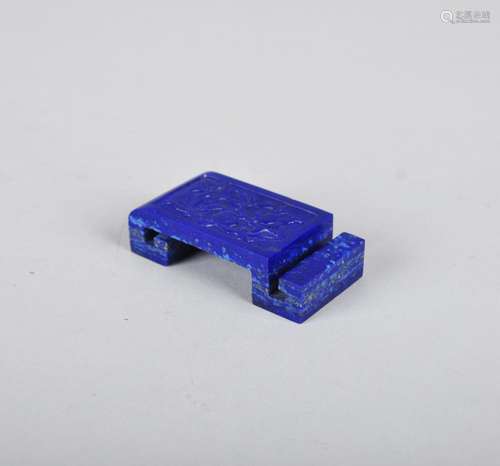 A LAPIS INK REST, QING DYNASTY