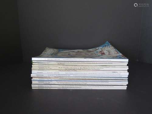 EIGHTEEN VOLUME OF 'ORIENTATIONS' ASIAN ART MAGAZINES, 1991-2008