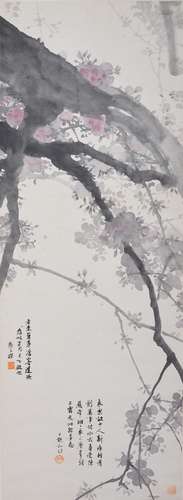 AN INK HAND PAINTING; YAN, WENLIANG (1893-1988)