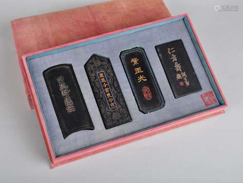 A SET OF INK CAKES, QING DYNASTY