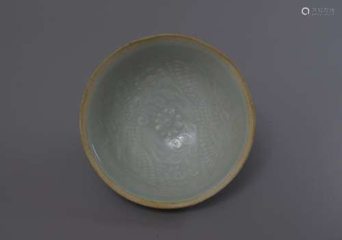 A MOLDED QINGBAI CONICAL BOWL, SOUTHERN SONG DYNASTY