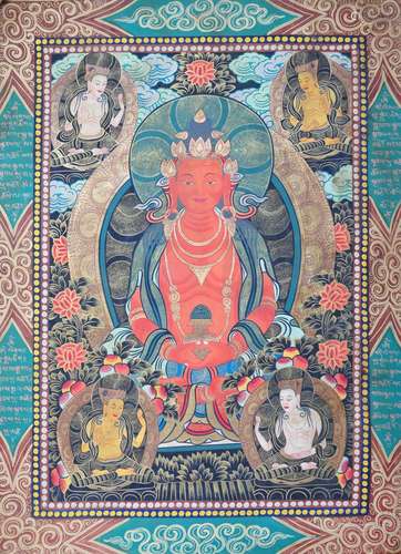 A THANGKA, TIBET, 19TH CENTURY