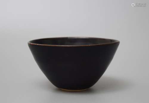 A JIZHOU 'LEAF' CONICAL BOWL, SOUTHERN SONG DYNASTY