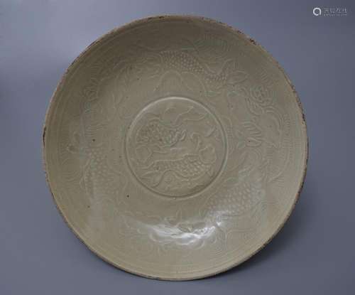 A DING 'FISH' BRUSH DISH, SONG DYNASTY