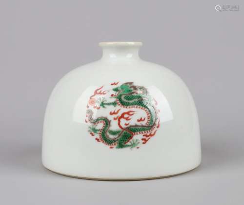 A FAMILLE VERT 'DRAGON 'JARLET, KANGXI MARK AND OF THE PERIOD, QING DYNASTY