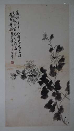 AN INK HAND PAINTING; CHEN, BANDING (1876-1970)