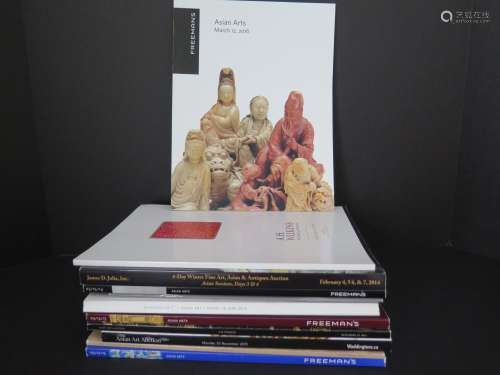 TWELVE VOLUME OF ASIAN ART CATALOGUES FROM NORTH AMERICAN AUCTIONEERS