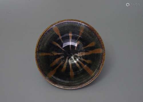 A BLACK-GLAZED CONICAL BOWL, SONG DYNASTY