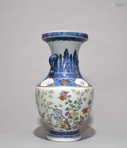 Chinese Blue And White Porcelain Vase