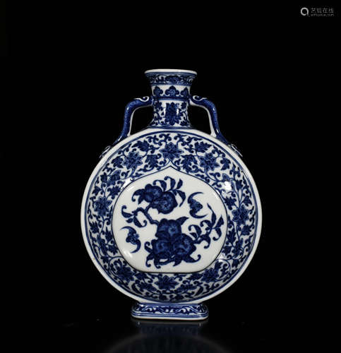 Chinese Blue And White Porcelain Vase