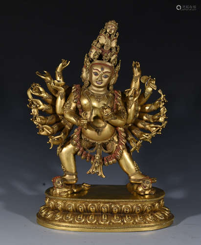 Chinese Gilt Bronze Buddha