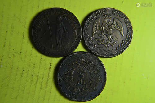 Three Chinese Old Coins