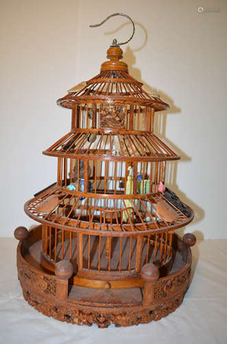 Chinese Antique Bird Cage