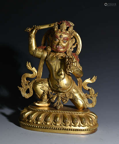 Chinese Gilt Bronze Buddha