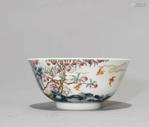 Chinese Famille Rose Porcelain Bowl