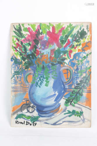 Raoul Dufy, Oil on Paper