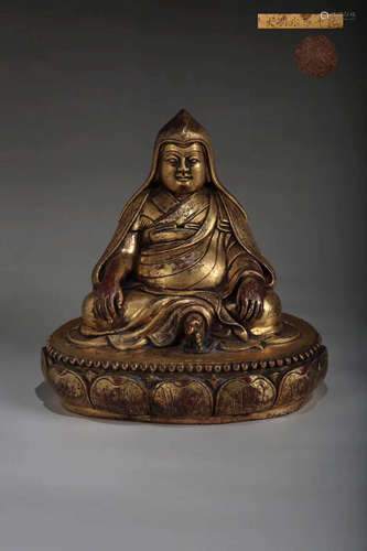 Chinese Gilt Bronze Buddha