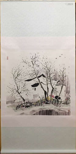 Chinese Ink/Color  Scroll Painting