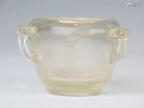 CHINESE ROCK CRYSTAL WATER POT