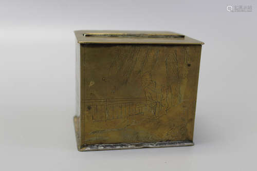 Chinese metal box