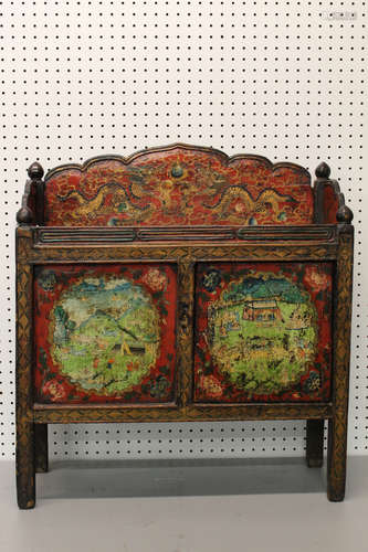 Tibetan antique cabinet.