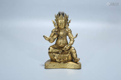 Chinese bronze figure.