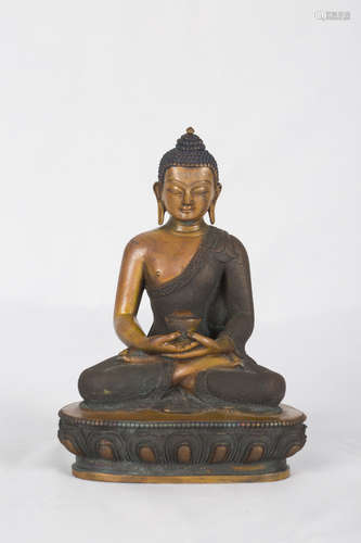 Chinese bronze buddha.