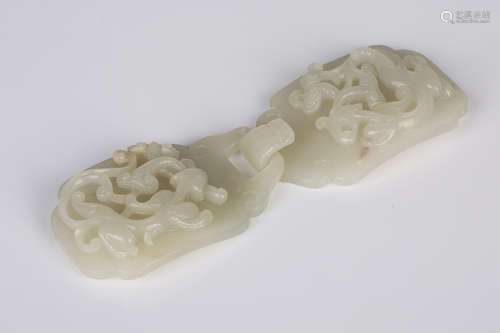 Chinese white jade carving.