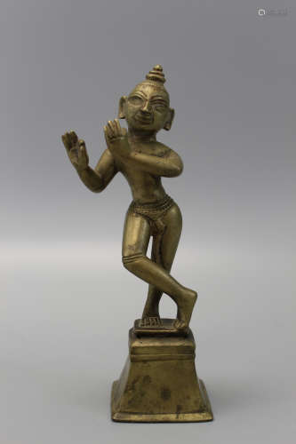 Indian brass statue