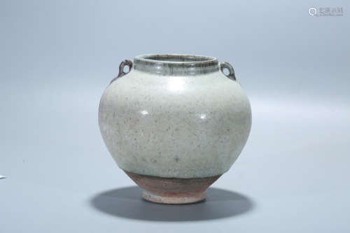 Chinese Jun Ware porcelain jar.