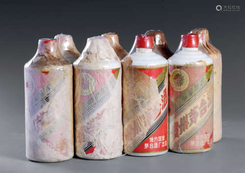 1983-1986年“五星牌”内销贵州茅台酒（棉纸地方国营）
