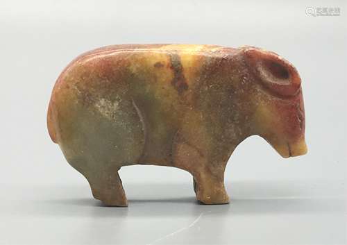 CHINESE JADE CARVED  PIG