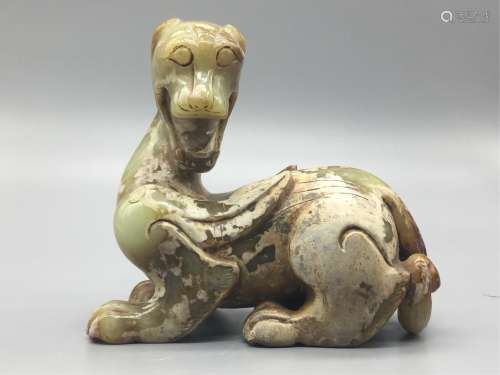 CHINESE JADE CARVED  DRAGON
