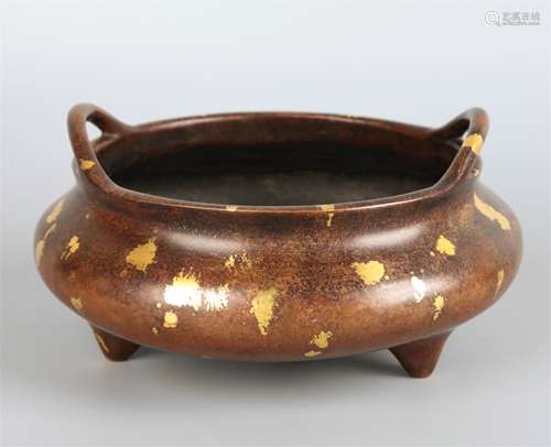 CHINESE BRONZE CENSER BURNER