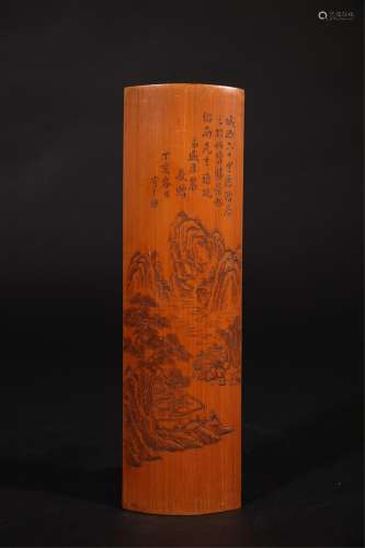 CHINESE BAMBOO CARVED BIGE